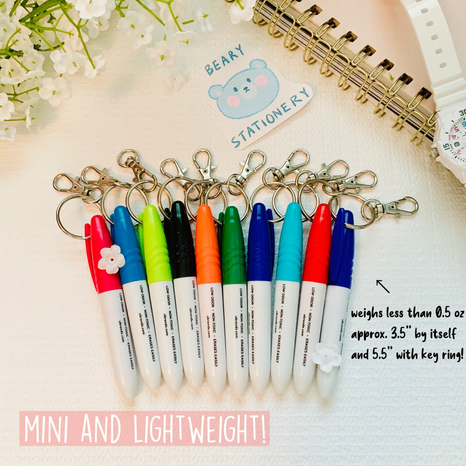 Mini Dry Erase Marker Badge Clip Badge Reel Accessory Mini Etsy