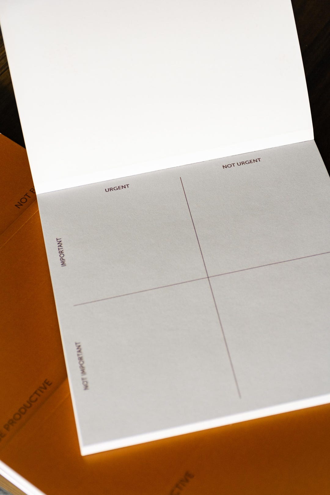 Eisenhower Matrix Notepad – 50 Sheets / Terracotta Color / To-do List ...