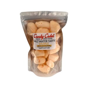 Freeze Dried Orange Saltwater Taffy