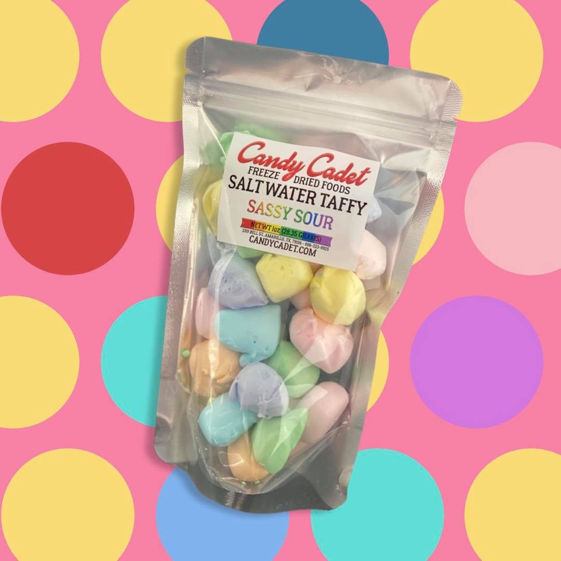 Freeze Dried Sassy Sour Saltwater Taffy Mix 1oz Etsy Schweiz