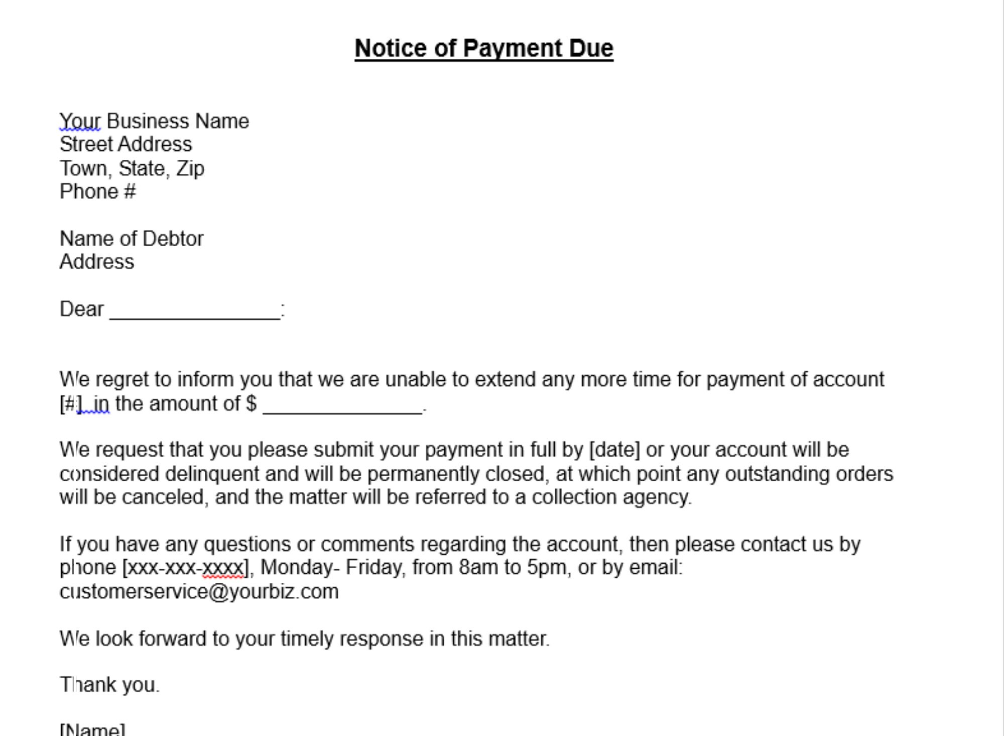 5 Business Essential Bundles of Payment Reminders Demand Letters/ Debt