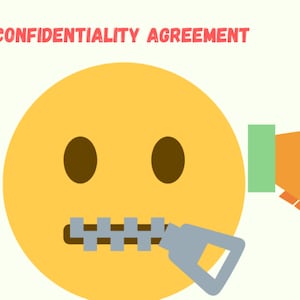 Non Disclosure Confidentiality Agreement Form Template/ NDA/ Confidentiality Information Agreement/ Secrecy Contract Form