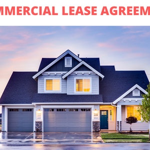 Commercial Business Lease Agreement/ Editable Rental Agreement/ Simple Lease Contract/ Rental Forms/ Landlord Forms/ Rental Contract