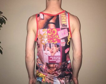 Black Sugar Tank Top – Fight Club Shirt Porn Tank Tyler Durden