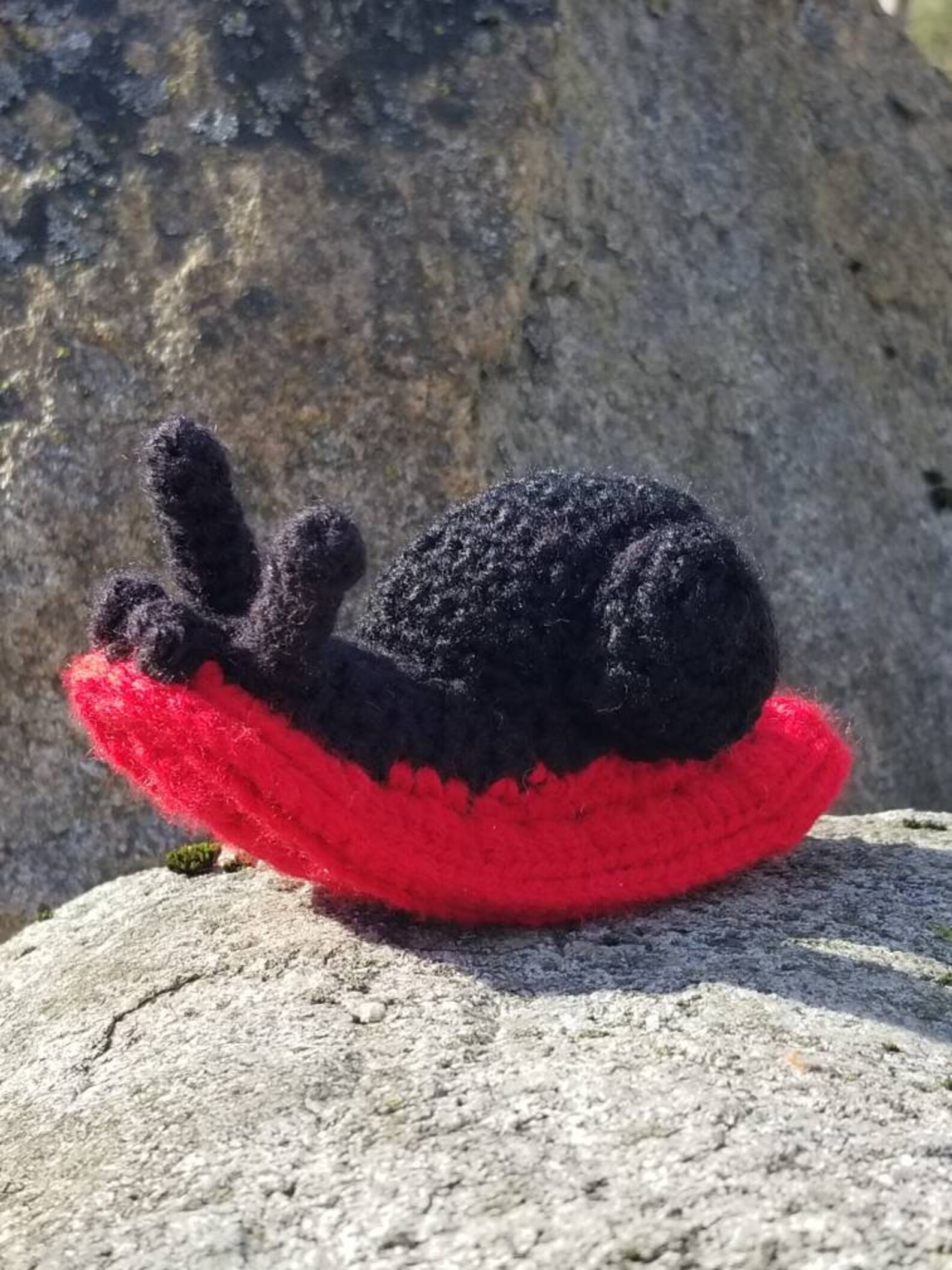 Small Fire Snail Soft Sculpture Etsy