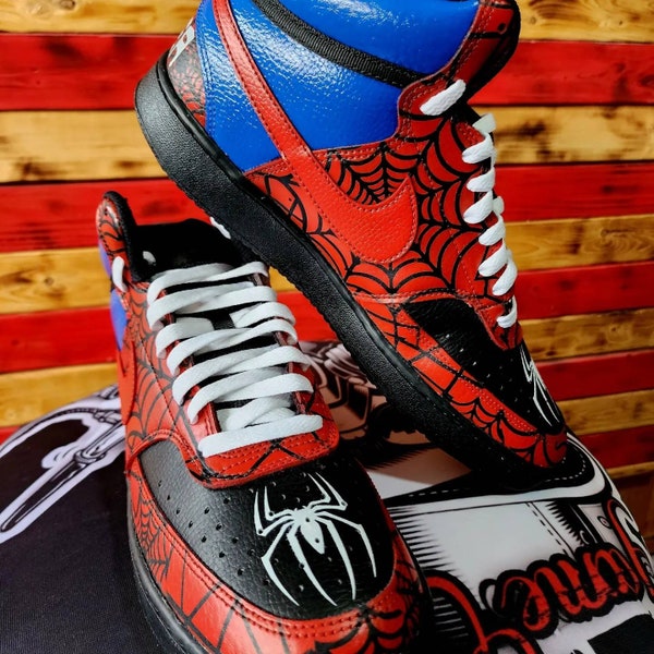 custom spiderman shoes