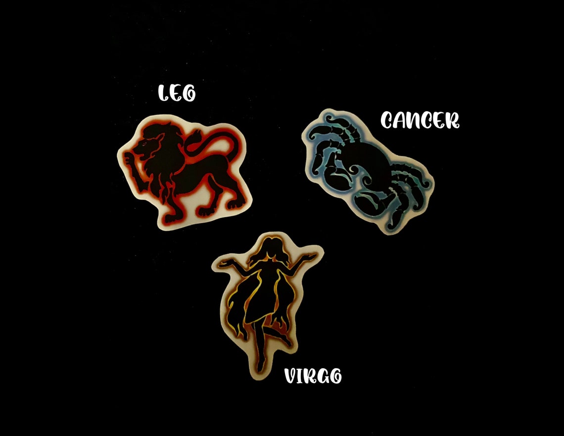 zodiac stickers etsy