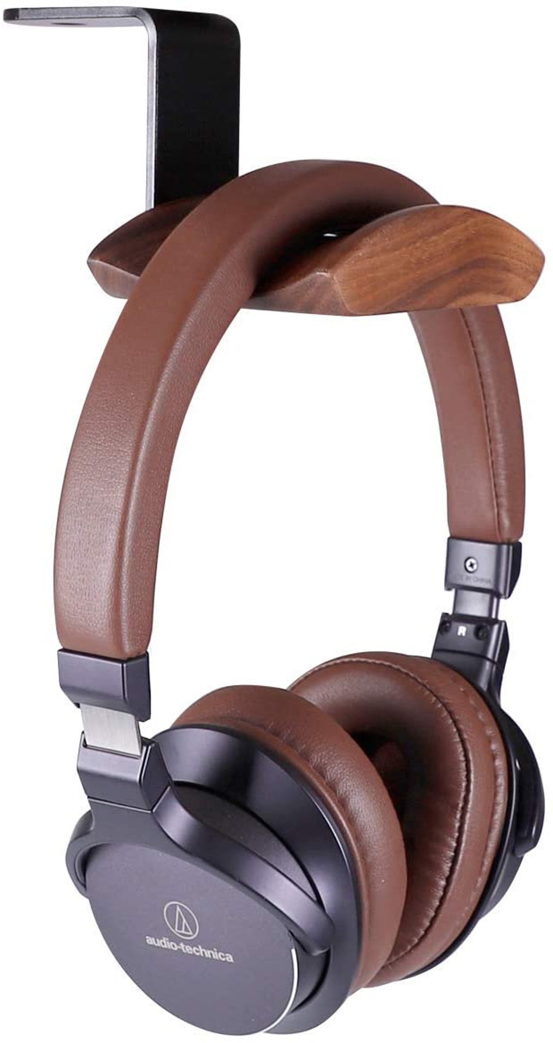 Headphone Holder Under Desk Headphone Stand Wooden and Etsy