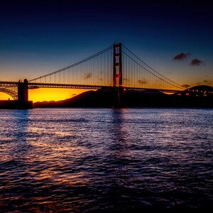 Golden Gate Bridge - San Francisco California - Panorama - Marin Headlands - Torpedo Wharf - Wall Art - Print/Canvas/Acrylic/Metal/Vinyl