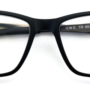 VWE Large Men Premium Rectangle Reading Glasses - Wide Fitment Optical  Quality Reader