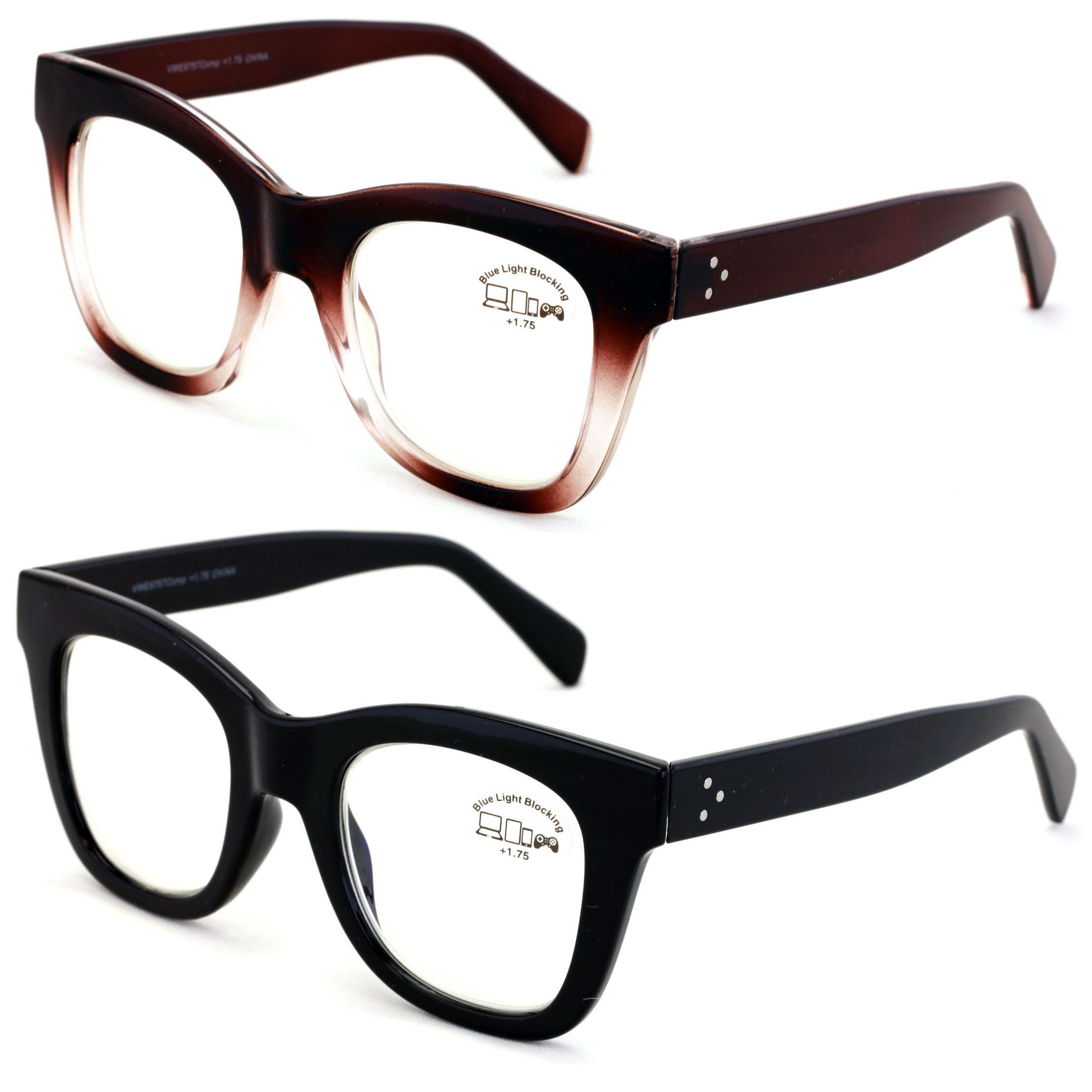 Bold Black Glasses 