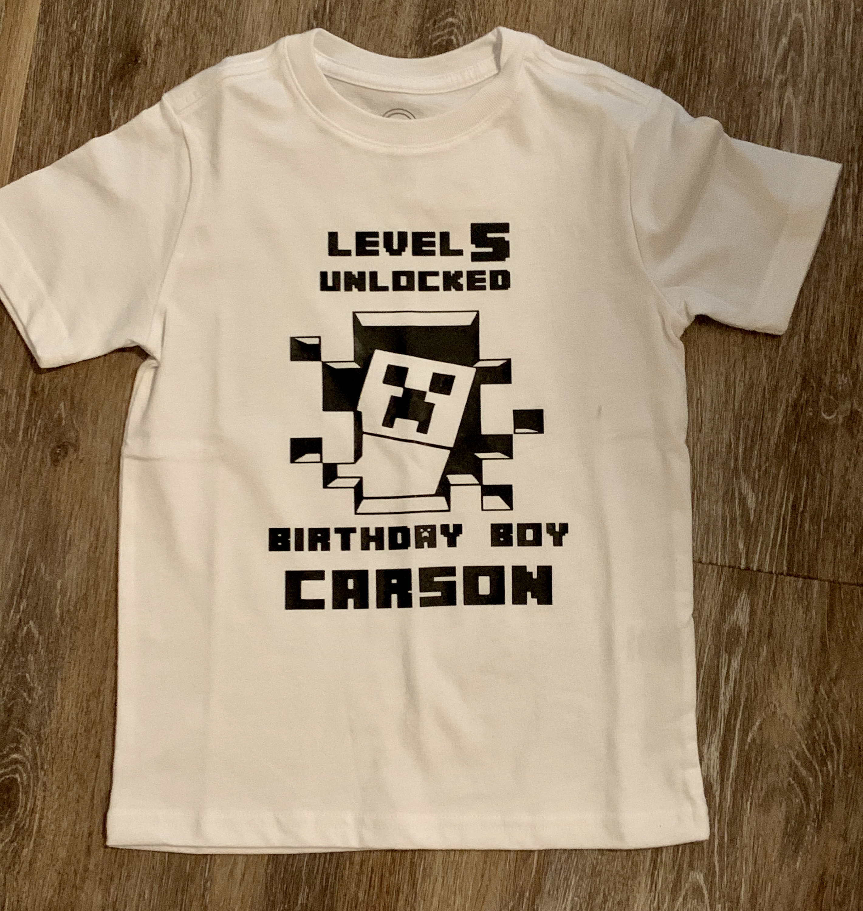 Minecraft Birthday shirt Etsy