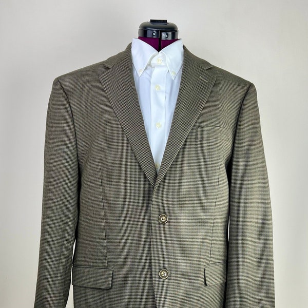 Ralph Lauren 42R Brown Wool Blazer Suit Coat