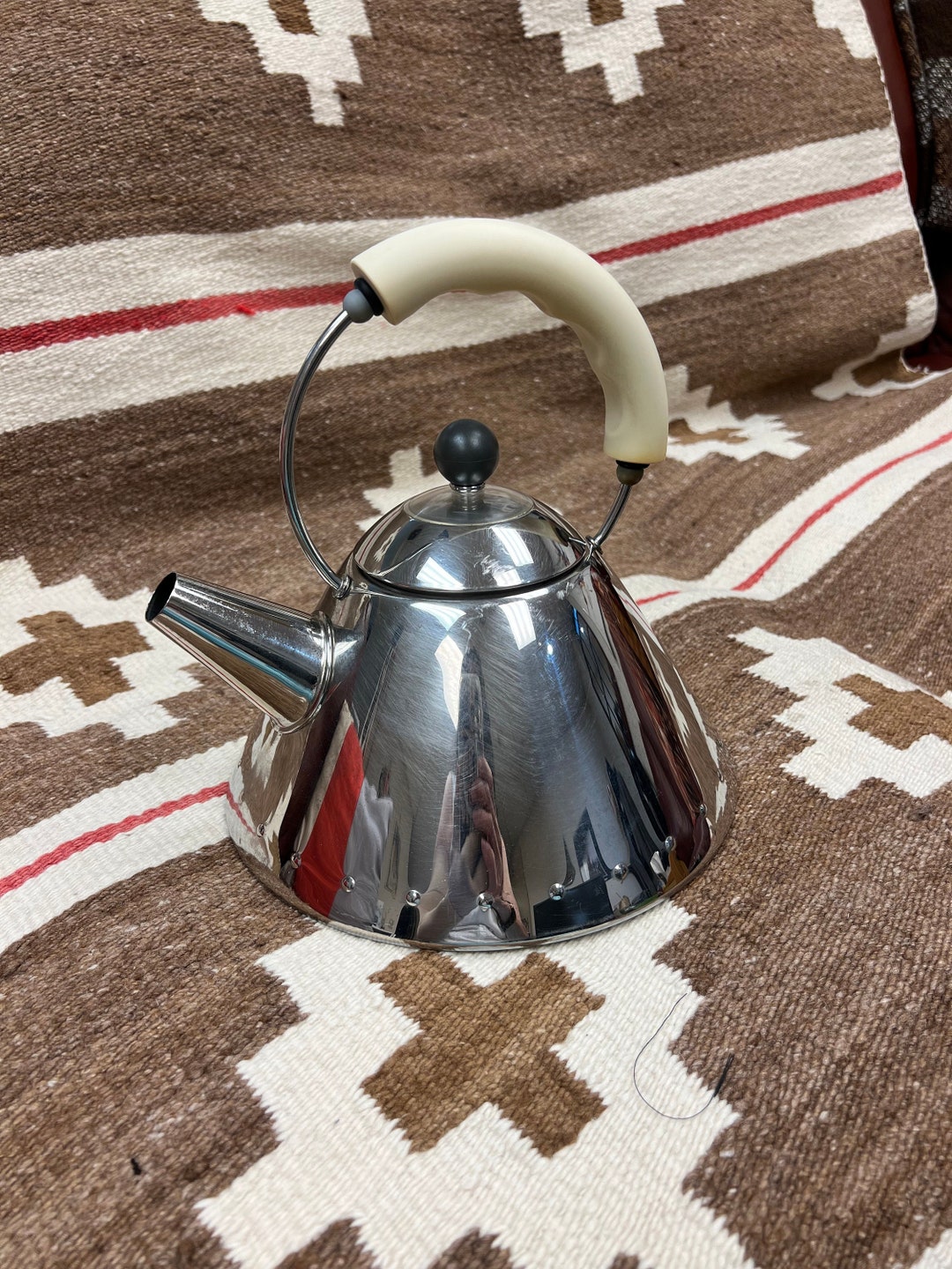 Alessi Tea Kettle Vintage Tea Pot 9093 Etsy