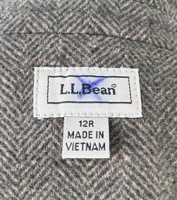 L.L. Bean Wool Cashmere Blazer Coat 12R Misses - image 6