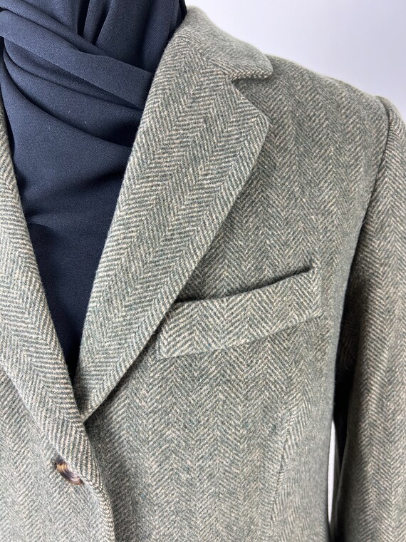 L.L. Bean Wool Cashmere Blazer Coat 12R Misses - image 2