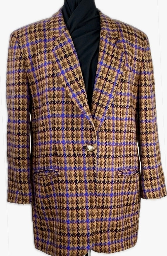 YL Collection Size 12 Houndstooth Blazer
