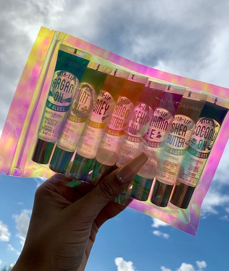 8 Pack ALL Flavor Broadway VitaLip Gloss Oil by Kiss Etsy