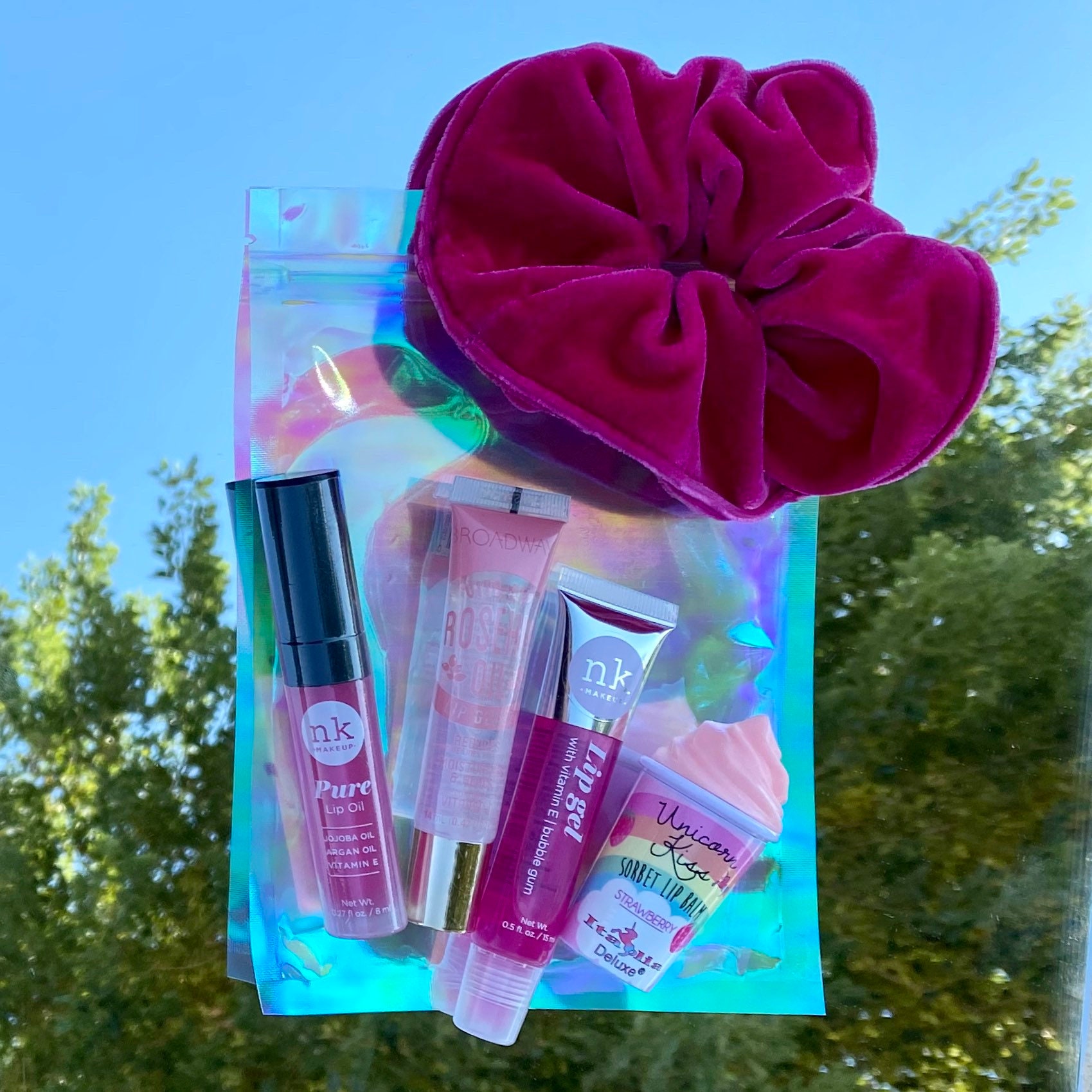 SCRUNCHIE PINK Lip Gloss BUNDLE Etsy