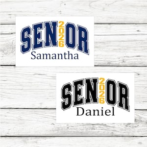 Custom Senior 2026 Vinyl Decal, Class of 2026 Decal, Graduation Decal, Decal for Graduate, 2026 Vinyl Decal, Custom Graduate Decal