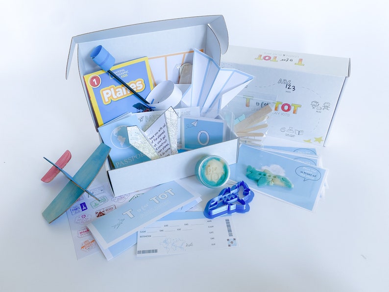 Let's Fly Airplane Kit for Kids Airplane Preschool Etsy