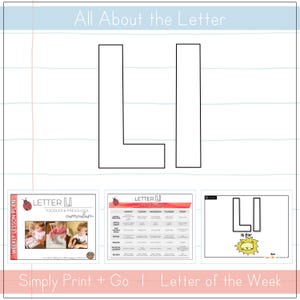 Toddler & Preschool | Letter Ll Curriculum