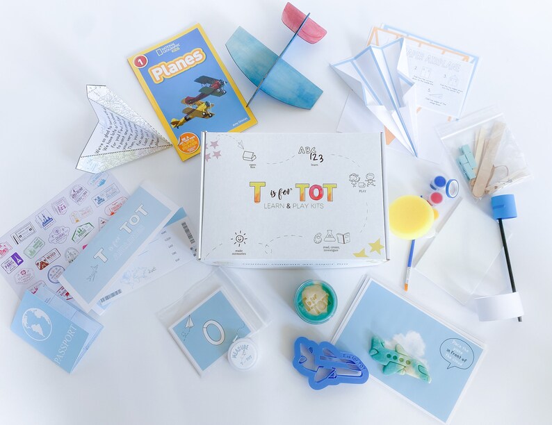 Let's Fly Airplane Kit for Kids Airplane Preschool Etsy