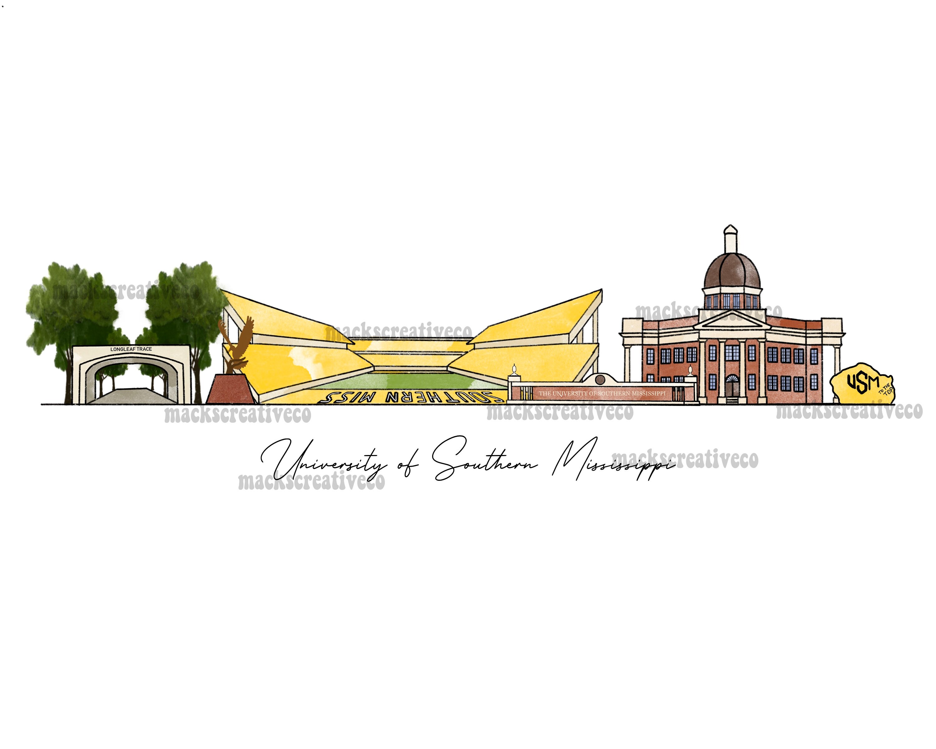 University of Southern Mississippi Art Southern Mississippi College