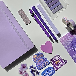 Journal Starter Kit l Notebooks and Scrapbooking l Book Lovers and Stationary Bundle