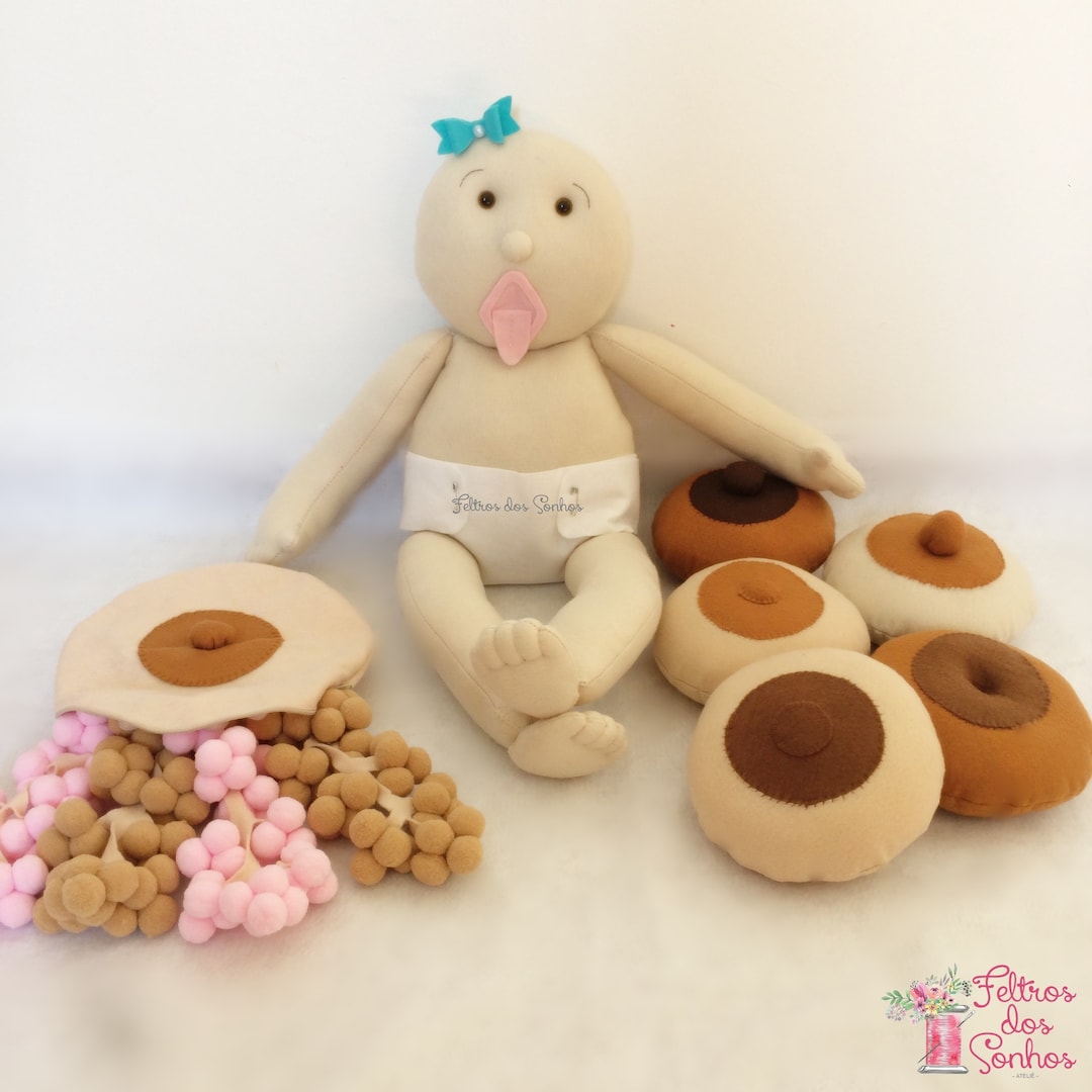 Breastfeeding Baby Doll Set Breast Model Breastfeeding Etsy