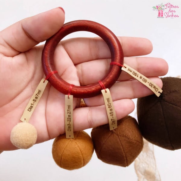 Ring Baby Stomach Size for Breastfeeding Education - Tools for Doulas - Midwives - Breastfeeding Educators - Nutritionist - Pediatrician