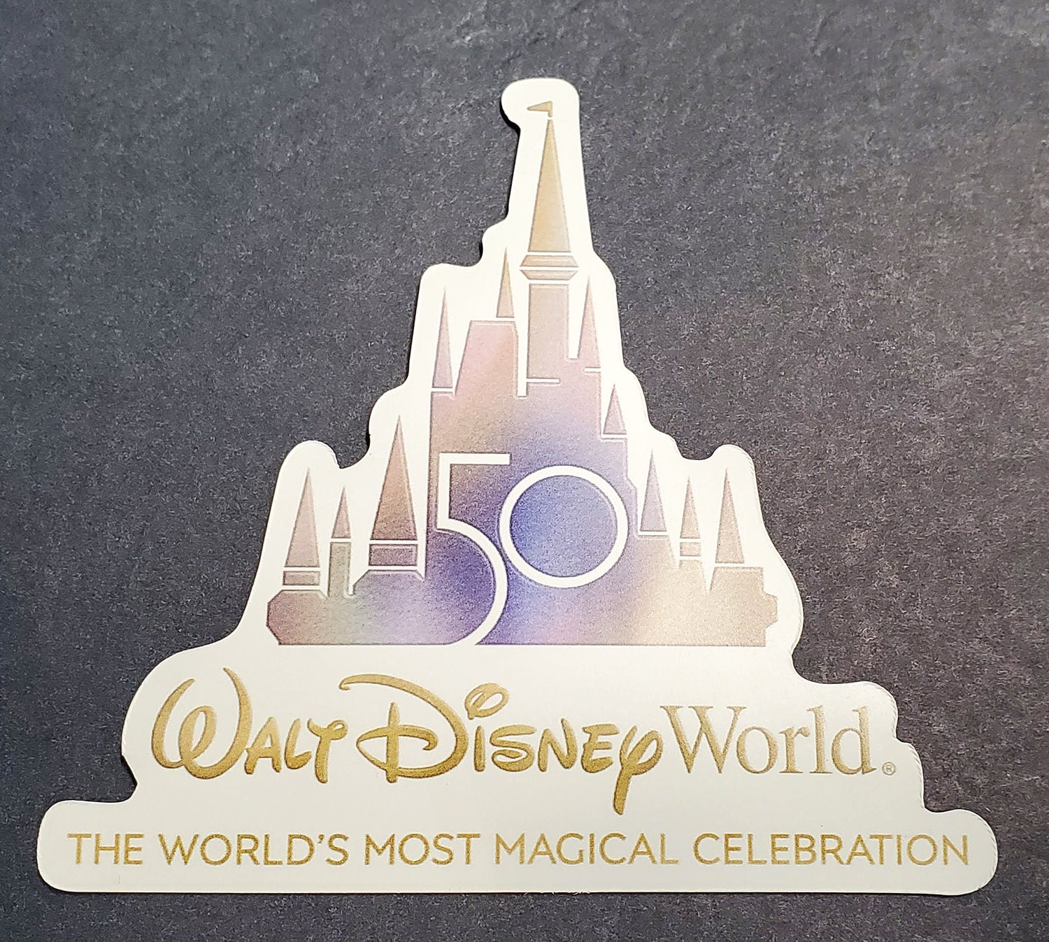 New Walt Disney World 50th Anniversary Magnet or Sticker Inspired by ...