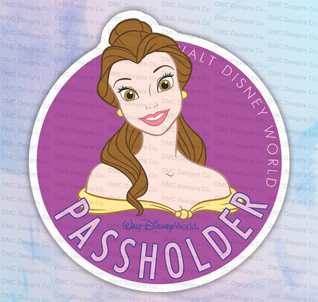 Disney's Princess Belle From Beauty and the Beast Annual Pass