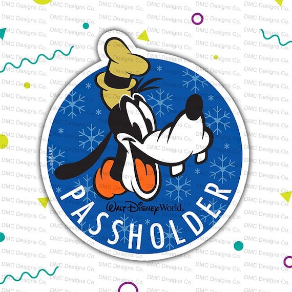 Disney's Goofy Winter Annual Passholder Car Magnet or Sticker (Copy)