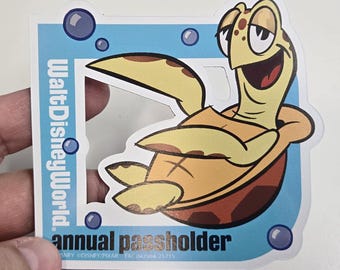 Disney&#39;s 2025 Crush Annual Passholder Magnet or Sticker Fan-Art!