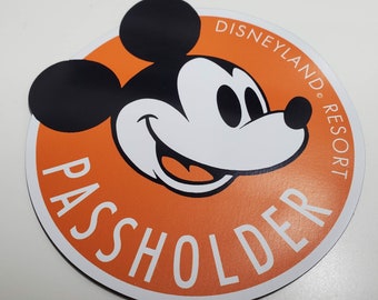Disneyland Resort AP Orange Annual Pass holder Car Magnet (Copy)