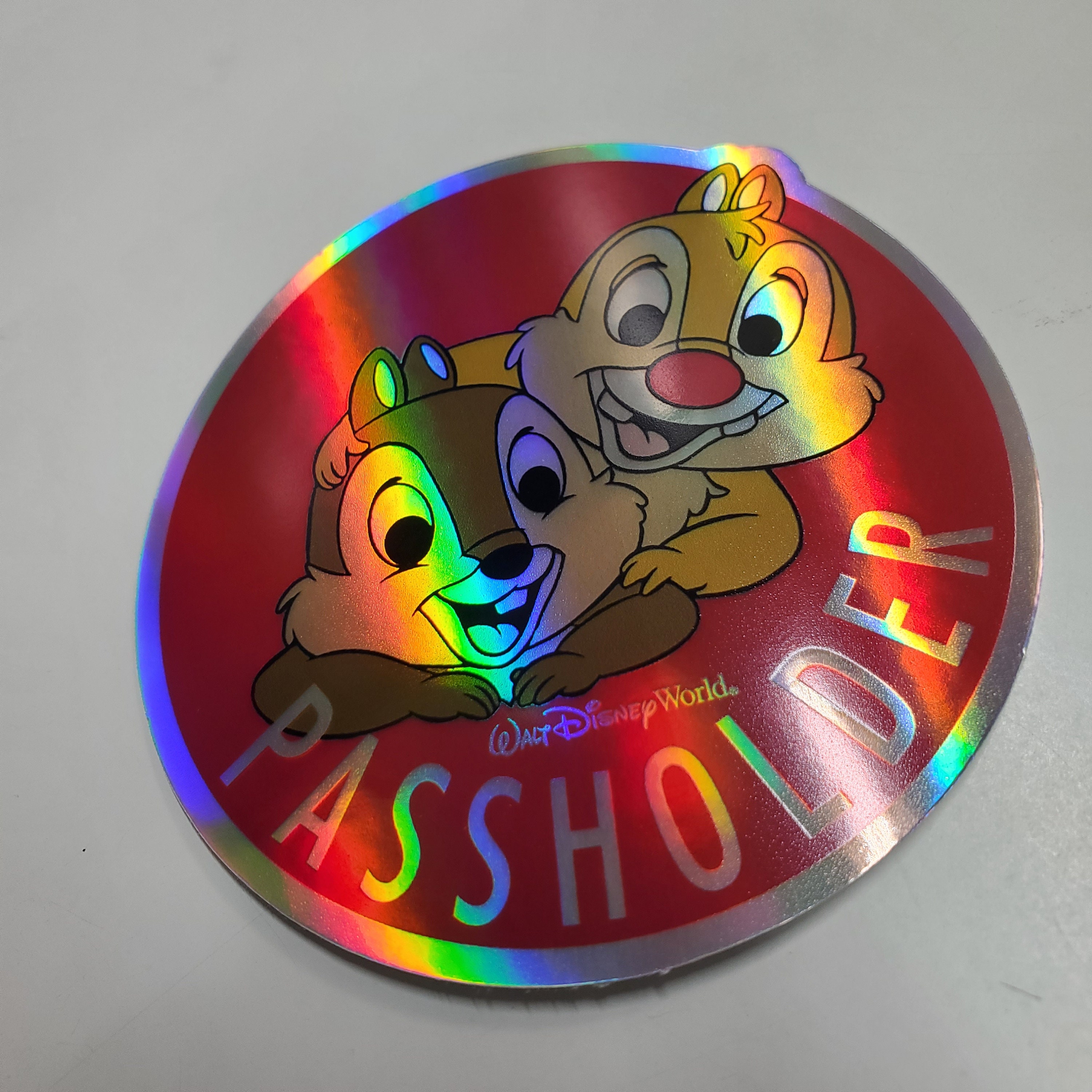 Disney's Chip and Dale Annual Passholder Car Magnet or Sticker Fan Disney's Chip and Dale Annual Passholder Car Magnet or Sticker Fan