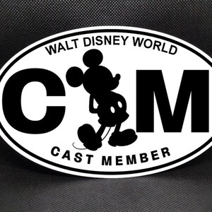 Cast Member | New Walt Disney World Cast Member Magnet or Sticker for ...