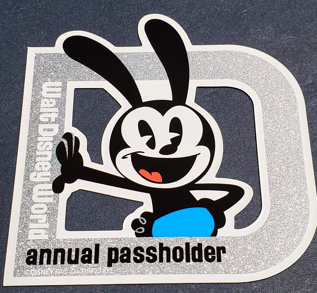 New! Disney World Oswald Rabbit Annual Passholder Magnet or