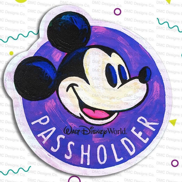 New Artful Mickey Annual Passholder Magnet at The Festival of the Arts AP Car Magnet (Copy)