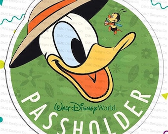 Disney's Donald with Spike the Bee Annual Passholder Car Magnet (Copy)