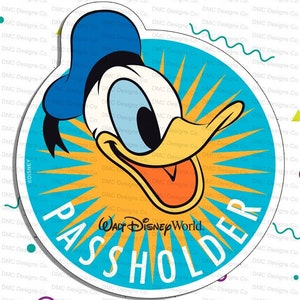 Disney's Donald Duck Winter Annual Passholder Car Magnet (Copy)