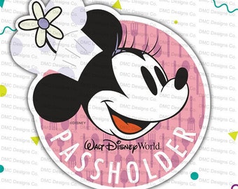 Disney's Chef Minnie Food & Garden Annual Passholder Car Magnet (Copy)