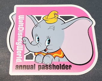 NEW 2023 Walt Disney World Annual Passholder Dumbo Magnet or Sticker (Copy)