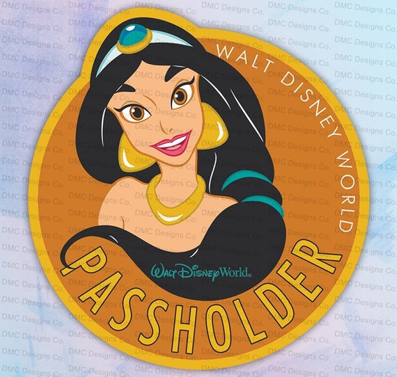 Disney's Princess Jasmine From Aladdin Annual Pass Holder Car