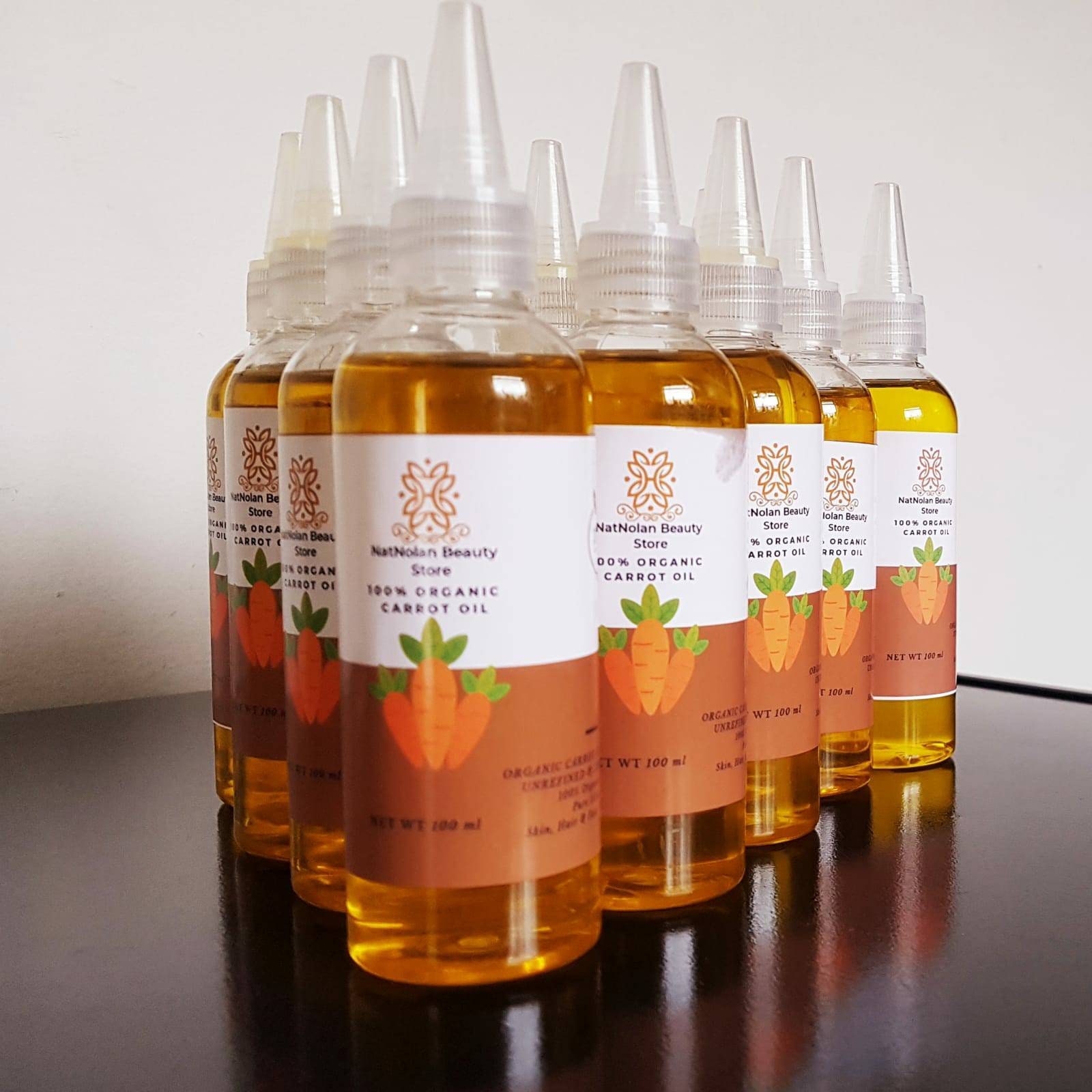 Carrot Oil 100 Organic Coldpressed 100ml Etsy