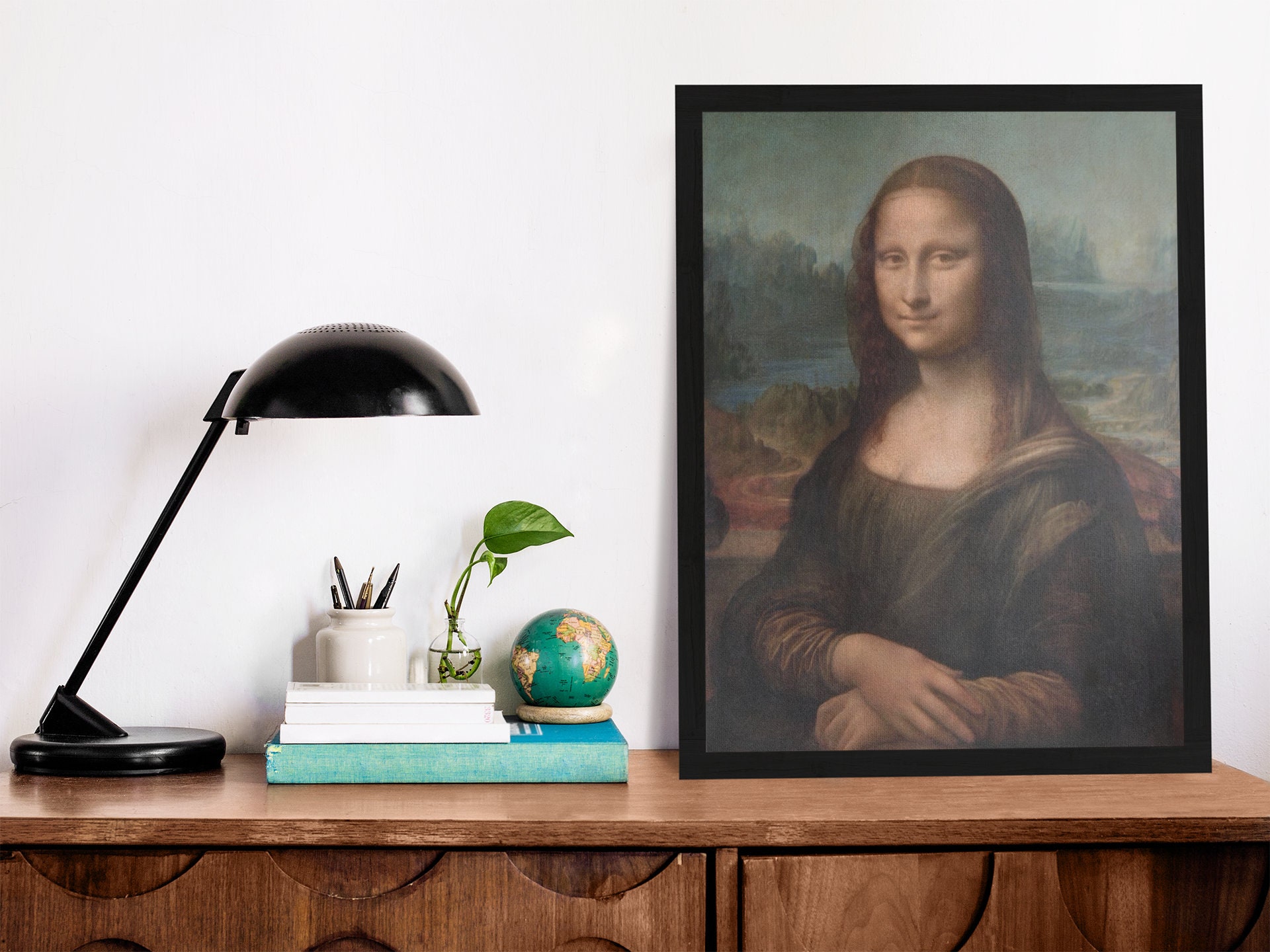 Leonardo Da Vinci's Portrait of Mona Lisa Del Giocondo - Etsy