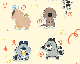 Sticker Animal friends series 2