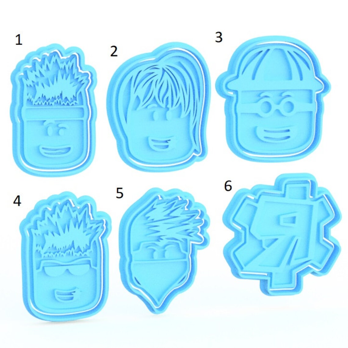 Roblox Cookie Cutters Kids Etsy