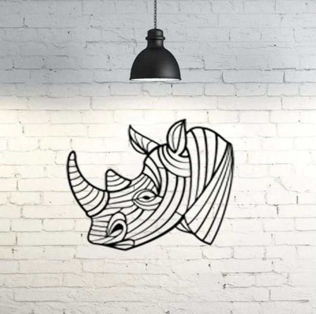 Geometric Polygonal Animal Wall Art Decor Etsy